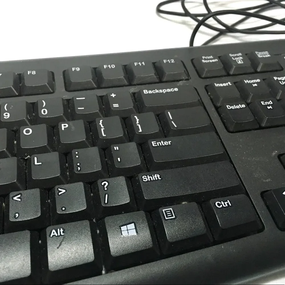 Logitech K120 USB Keyboard for PC - Black
